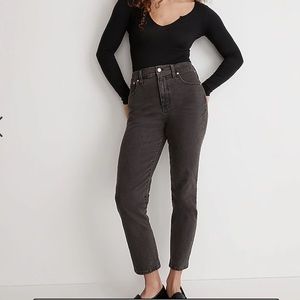 Madewell The Perfect Vintage Jean in Black Sz 30